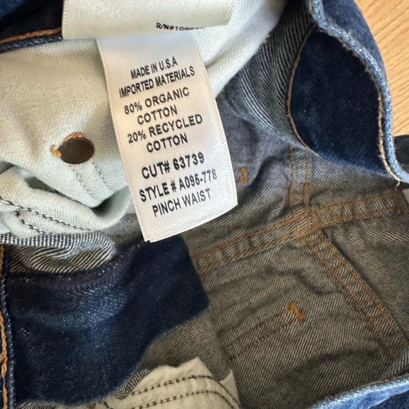 AGOLDE Pinch Waist High Rise Kick Flare Crop Jeans - Picture 4 of 4